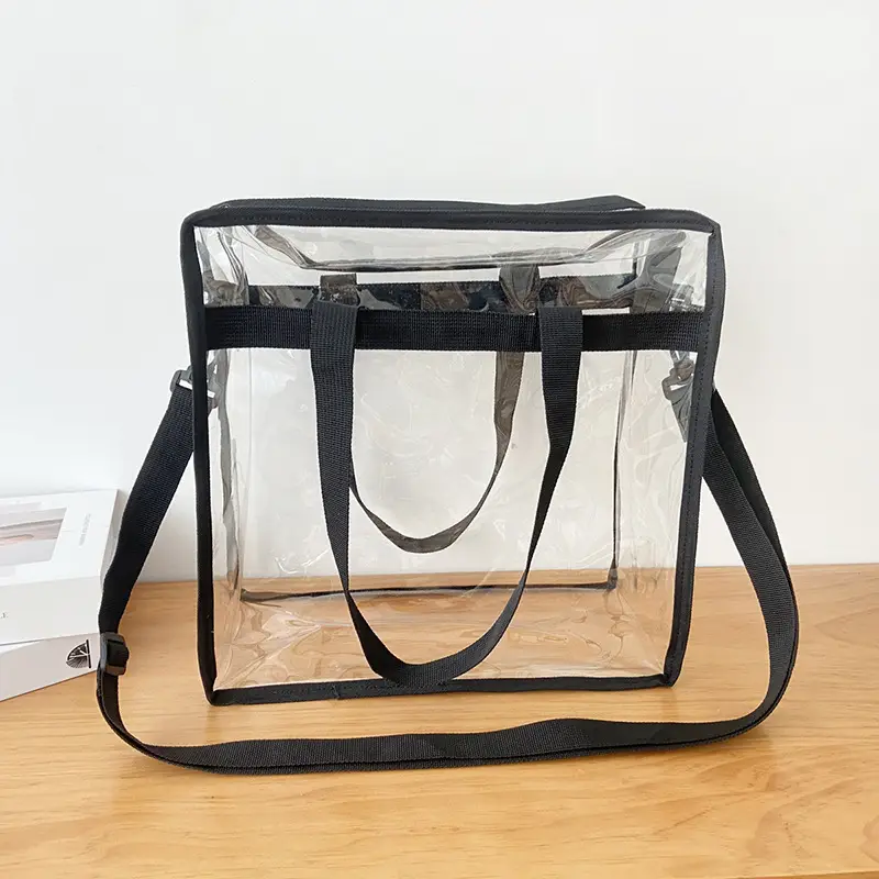 Transparent PVC Tote Bag Single Shoulder Large Capacity - Image 2