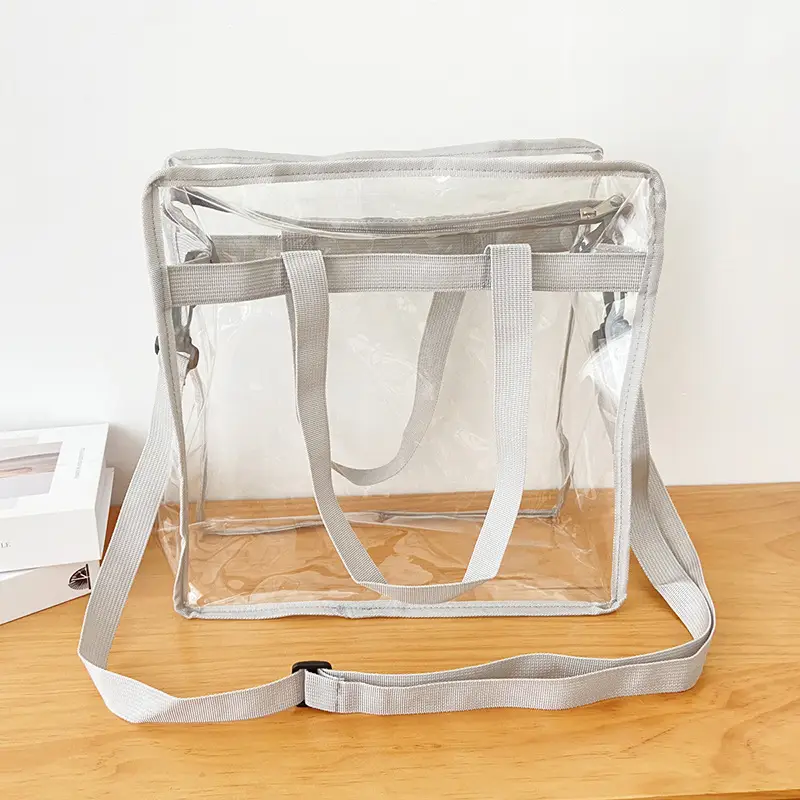 Transparent PVC Tote Bag Single Shoulder Large Capacity - Image 4