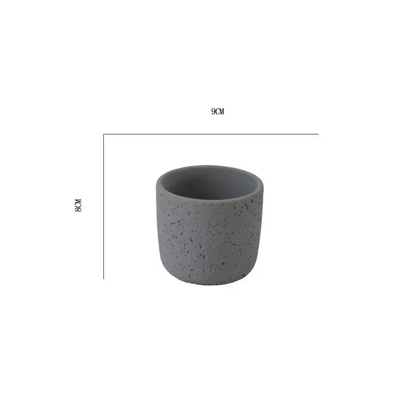 Net red mini small flowerpot cement potted simple multi-meat dried flowerpot Amazon cross-border Nordic wind manufacturers wholesale