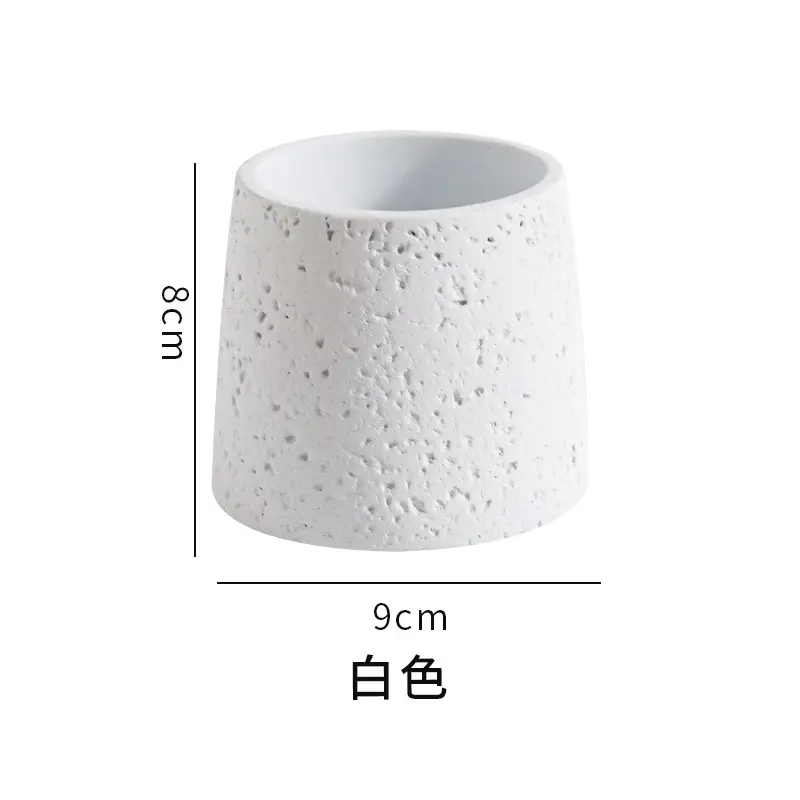 Net red mini small flowerpot cement potted simple multi-meat dried flowerpot Amazon cross-border Nordic wind manufacturers wholesale