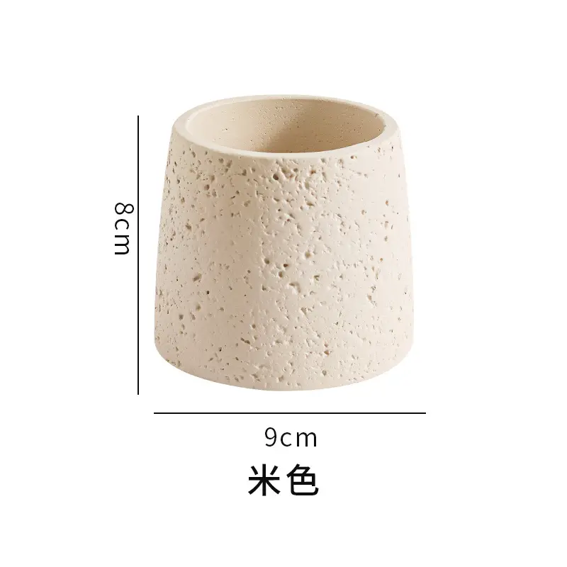Net red mini small flowerpot cement potted simple multi-meat dried flowerpot Amazon cross-border Nordic wind manufacturers wholesale