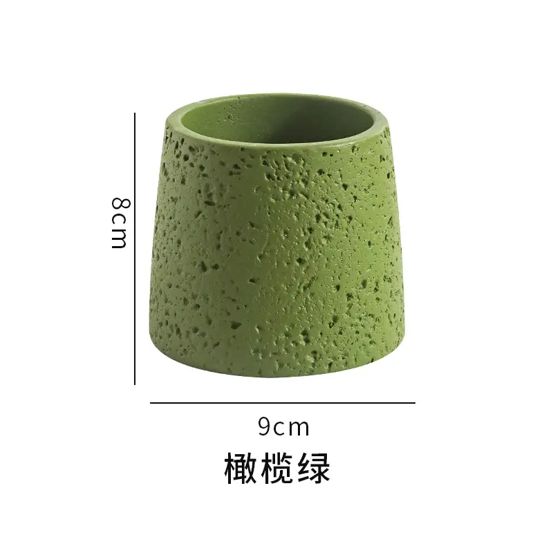 Net red mini small flowerpot cement potted simple multi-meat dried flowerpot Amazon cross-border Nordic wind manufacturers wholesale