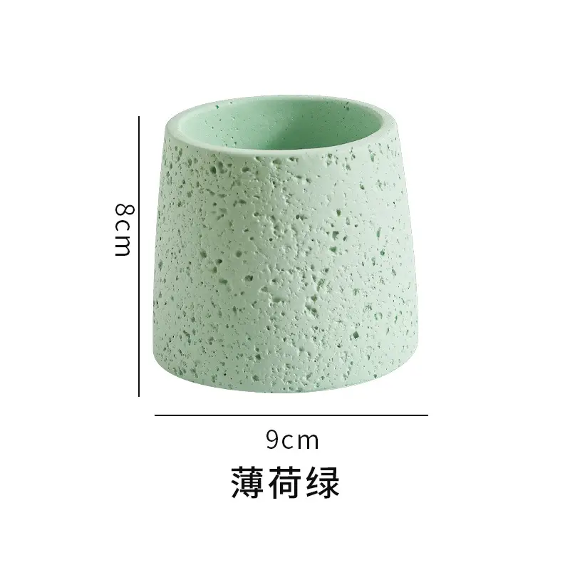 Net red mini small flowerpot cement potted simple multi-meat dried flowerpot Amazon cross-border Nordic wind manufacturers wholesale