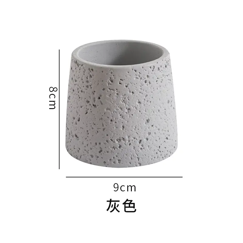 Net red mini small flowerpot cement potted simple multi-meat dried flowerpot Amazon cross-border Nordic wind manufacturers wholesale