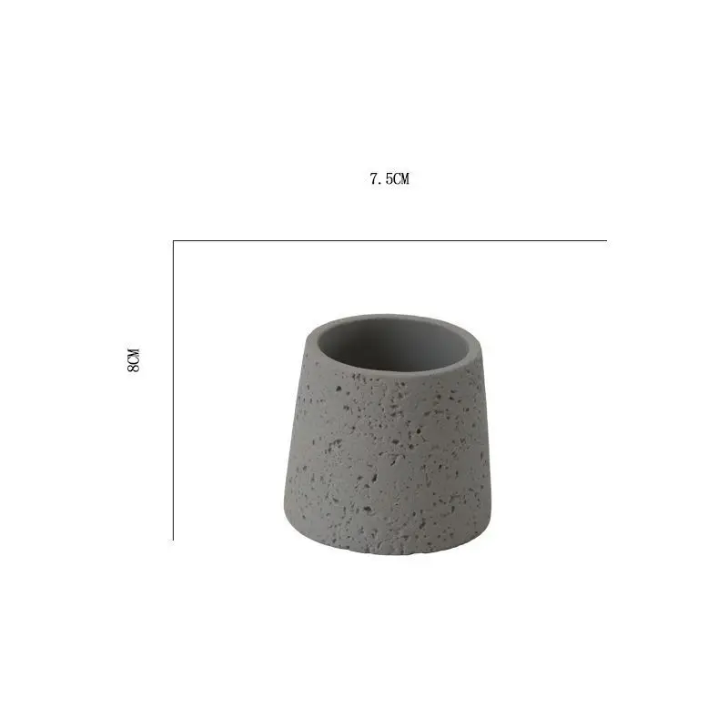 Net red mini small flowerpot cement potted simple multi-meat dried flowerpot Amazon cross-border Nordic wind manufacturers wholesale