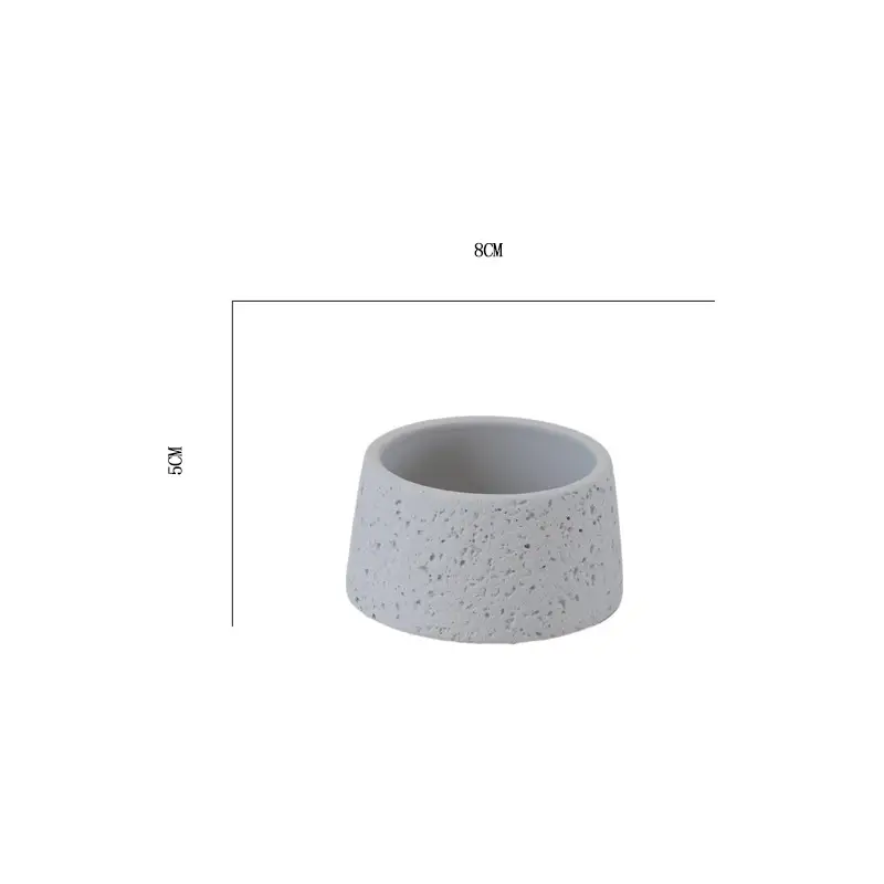 Net red mini small flowerpot cement potted simple multi-meat dried flowerpot Amazon cross-border Nordic wind manufacturers wholesale