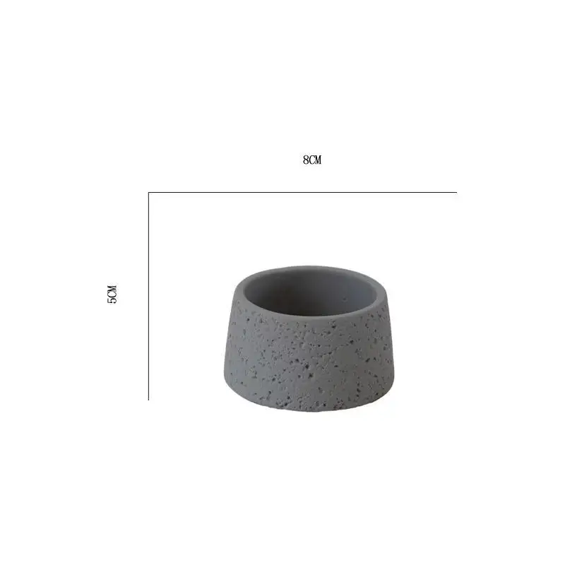 Net red mini small flowerpot cement potted simple multi-meat dried flowerpot Amazon cross-border Nordic wind manufacturers wholesale