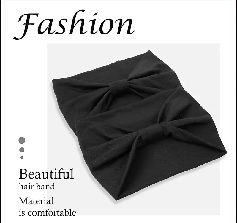 Brown Elastic Sports Hair Band for Women — feature 10