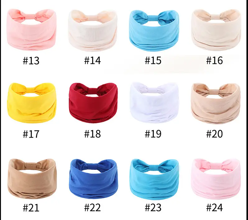 Brown Elastic Sports Hair Band for Women — feature 2