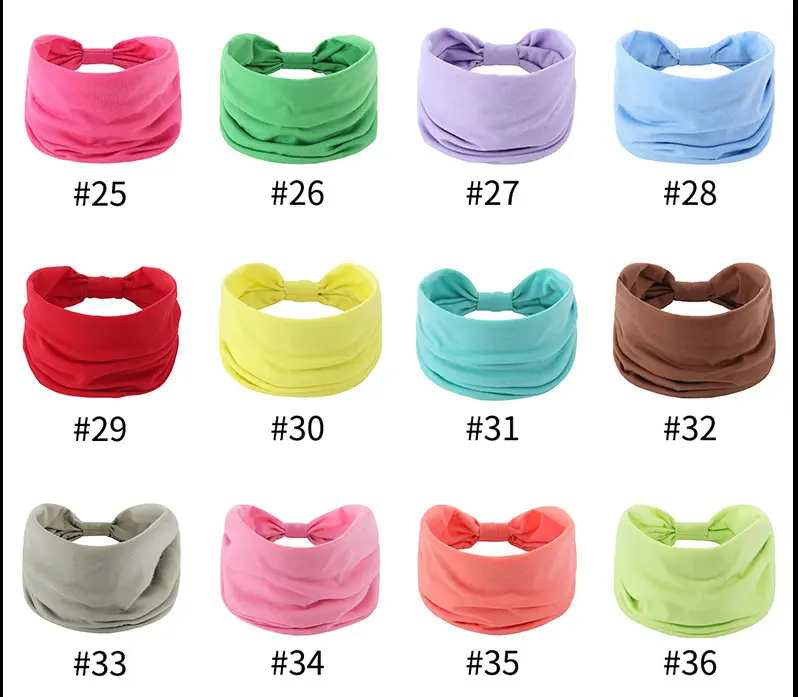 Brown Elastic Sports Hair Band for Women — feature 3