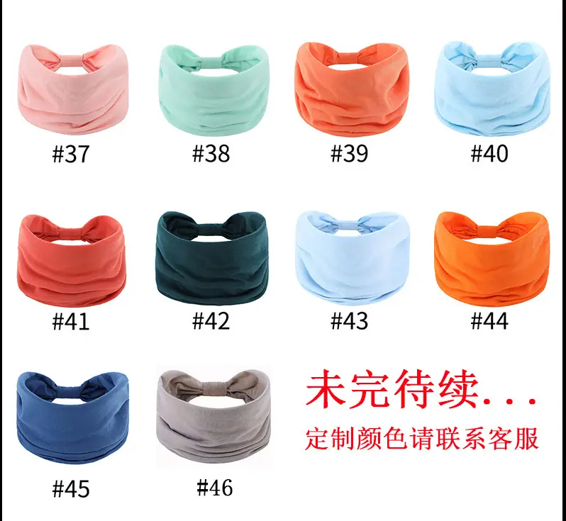 Brown Elastic Sports Hair Band for Women — feature 4
