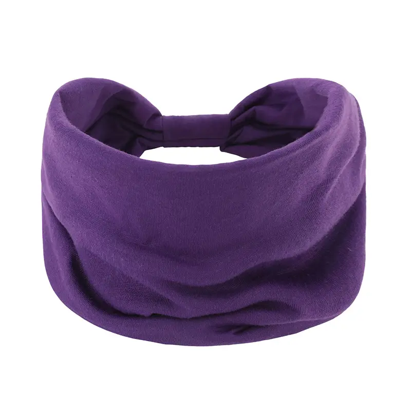 Brown Elastic Sports Hair Band for Women - Image 11