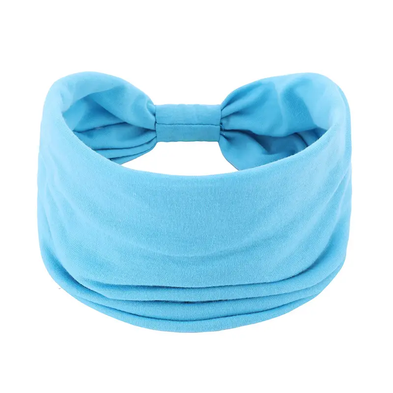Brown Elastic Sports Hair Band for Women - Image 15