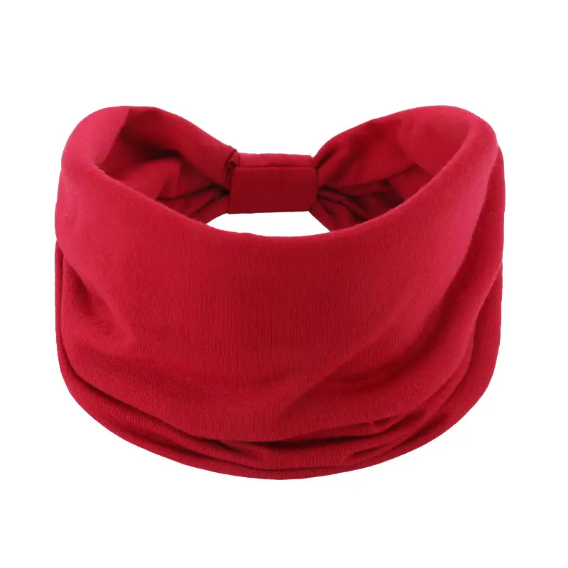 Brown Elastic Sports Hair Band for Women - Image 17