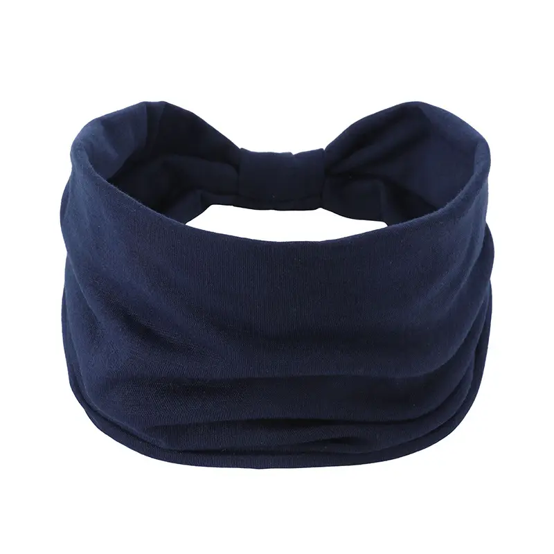 Brown Elastic Sports Hair Band for Women - Image 2