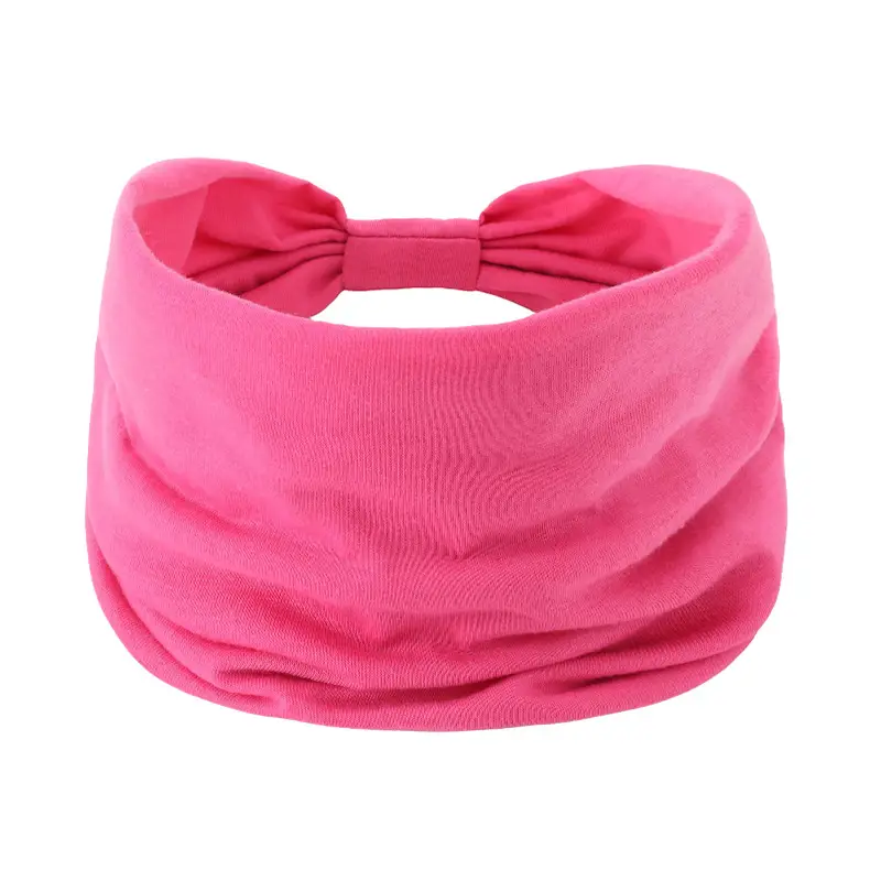 Brown Elastic Sports Hair Band for Women - Image 22