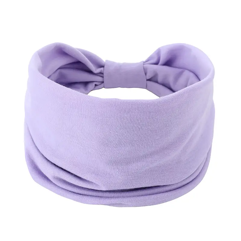 Brown Elastic Sports Hair Band for Women - Image 24