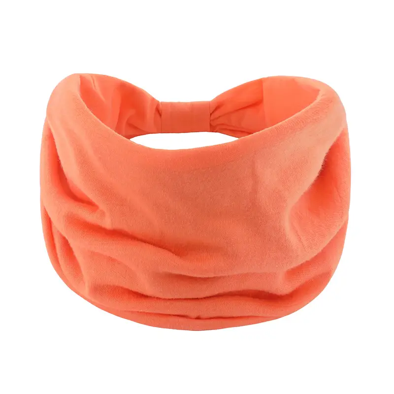 Brown Elastic Sports Hair Band for Women - Image 31