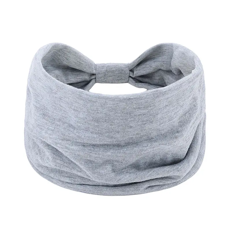 Brown Elastic Sports Hair Band for Women - Image 4
