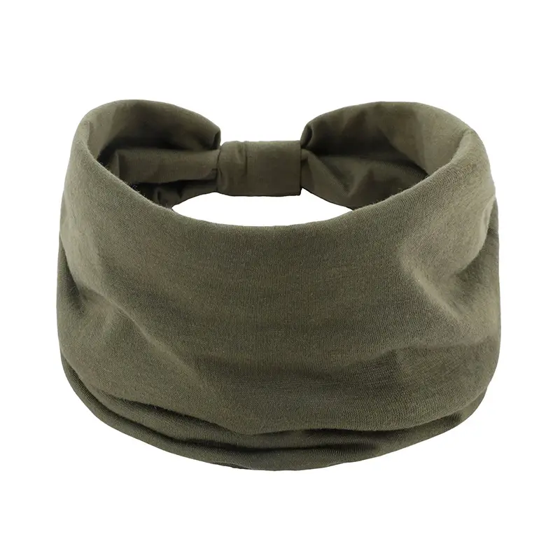 Brown Elastic Sports Hair Band for Women - Image 5