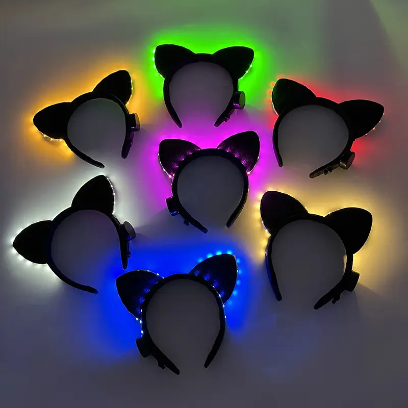 LED Mickey Headband with Purple Light - Image 20