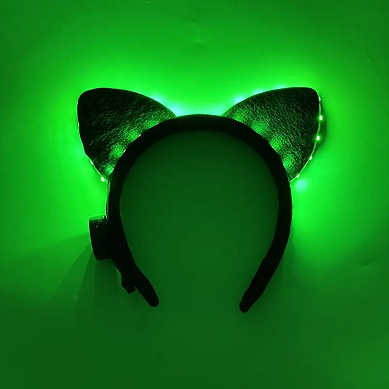 LED Mickey Headband with Purple Light - Image 3