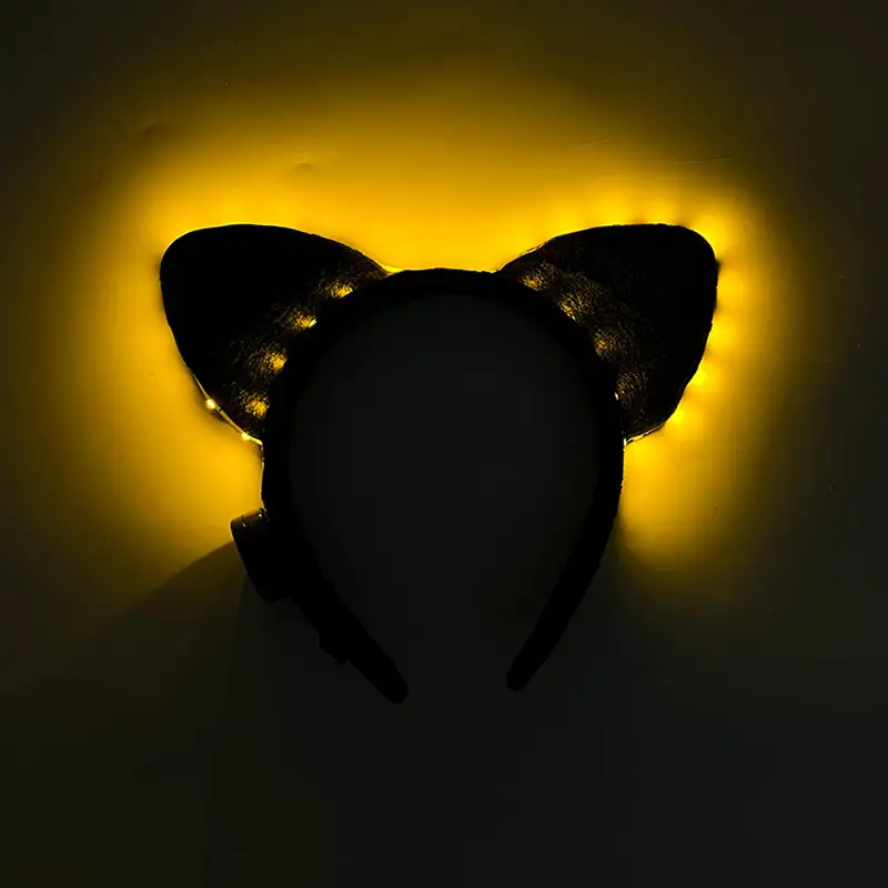 LED Mickey Headband with Purple Light - Image 5