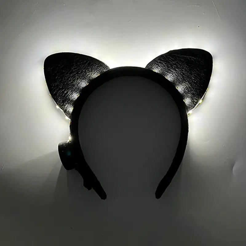 LED Mickey Headband with Purple Light - Image 6