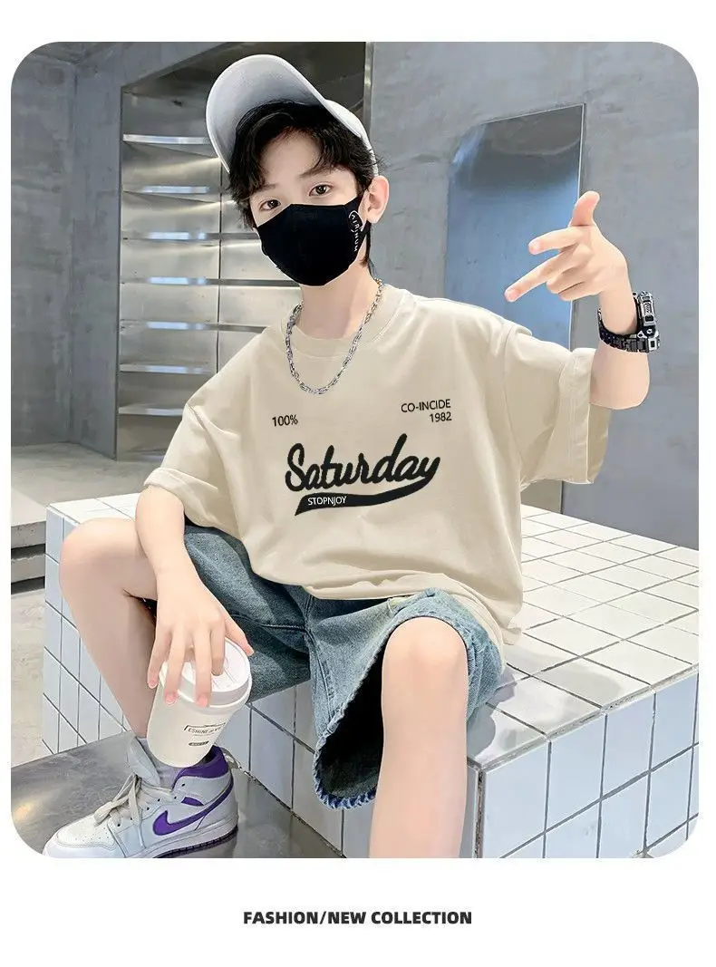 Boys Cotton Cartoon T-Shirt Summer Loose Fit — feature 10