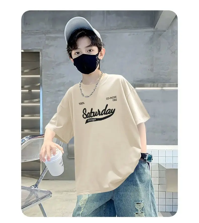 Boys Cotton Cartoon T-Shirt Summer Loose Fit — feature 12