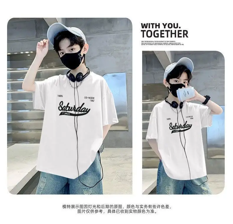 Boys Cotton Cartoon T-Shirt Summer Loose Fit — feature 4