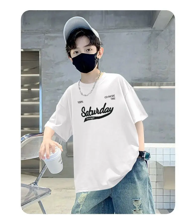 Boys Cotton Cartoon T-Shirt Summer Loose Fit — feature 6