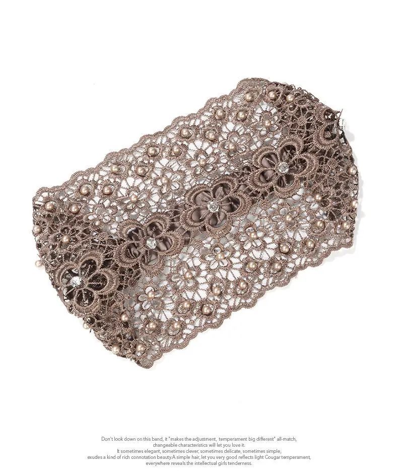 Hollow Crossbody Hair Cover with Lace Design — feature 13