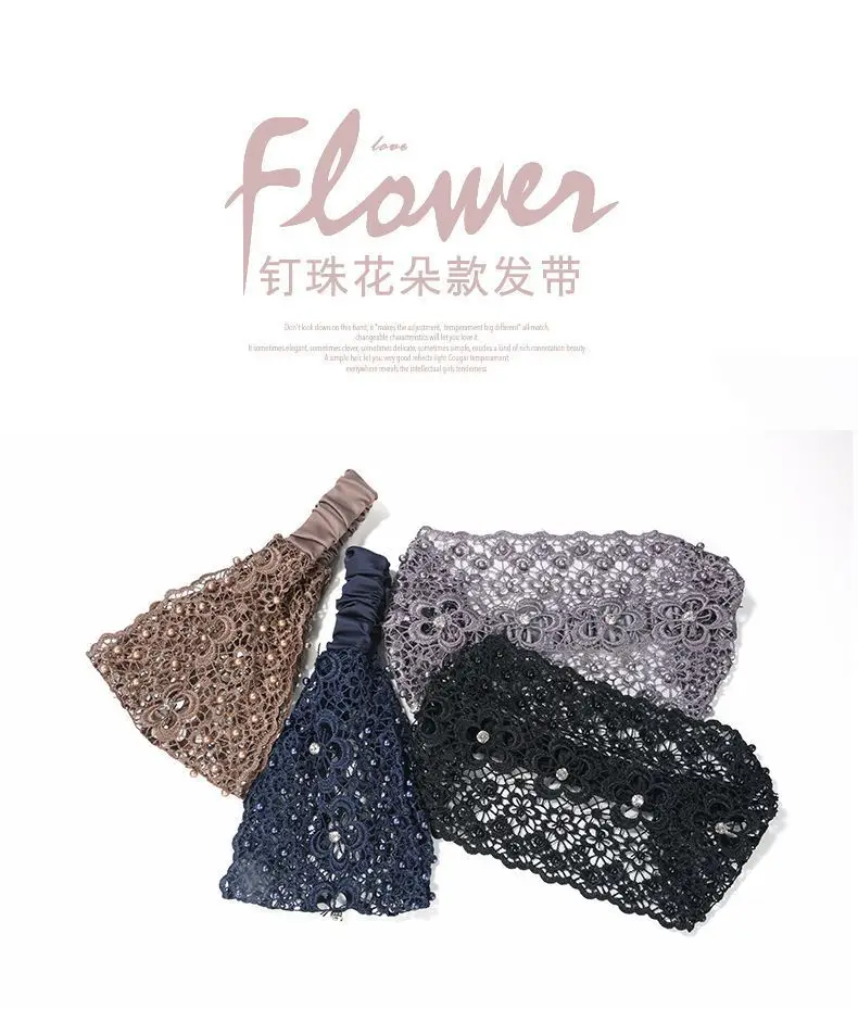 Hollow Crossbody Hair Cover with Lace Design — feature 2