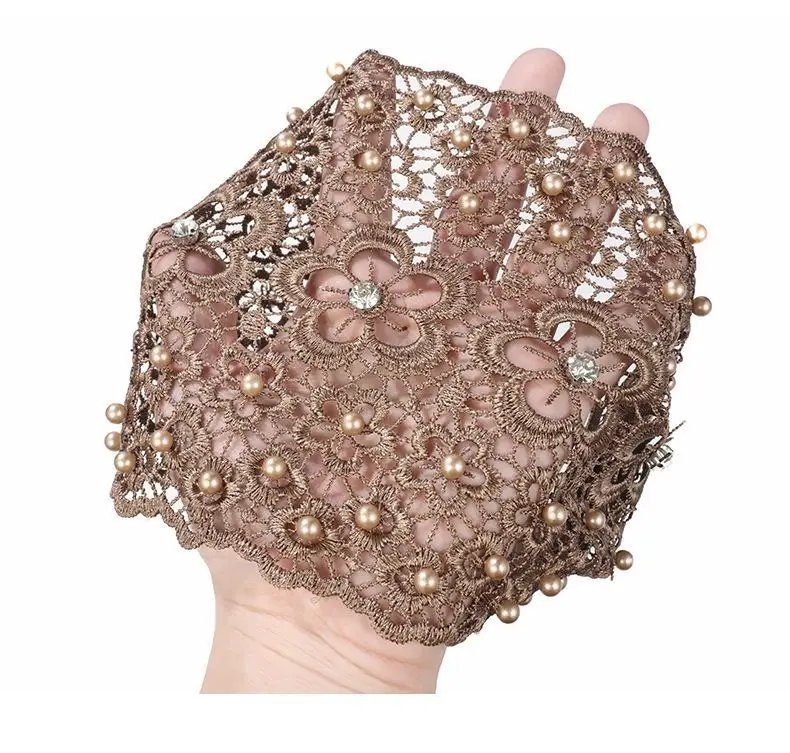 Hollow Crossbody Hair Cover with Lace Design — feature 7