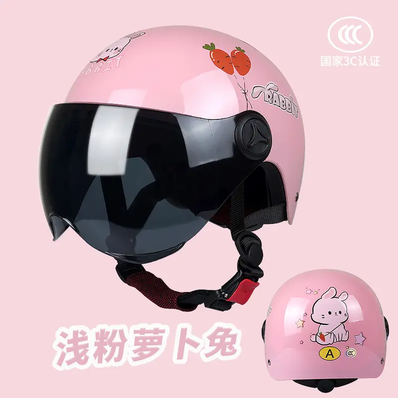 Kids Safety Helmet Blue Cartoon 3-12Yrs Cycling