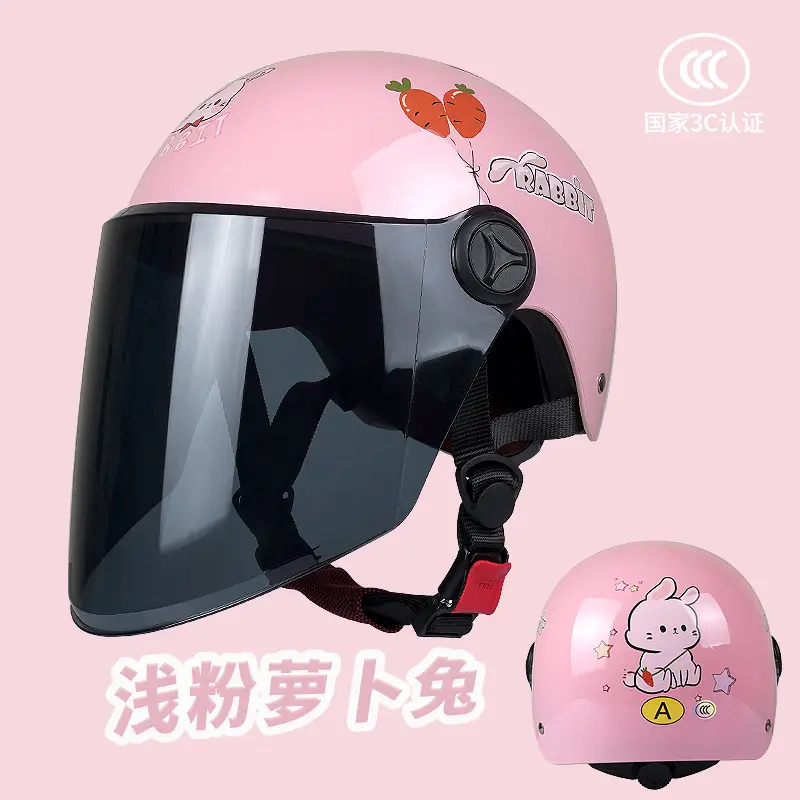 Kids Safety Helmet Blue Cartoon 3-12Yrs Cycling