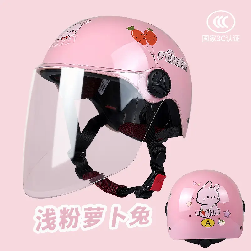 Kids Safety Helmet Blue Cartoon 3-12Yrs Cycling