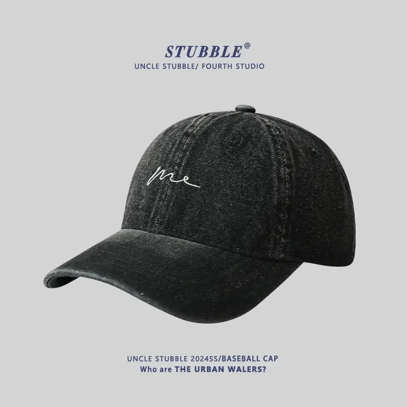 Black Unisex Baseball Cap with "My" Embroidery - Image 4