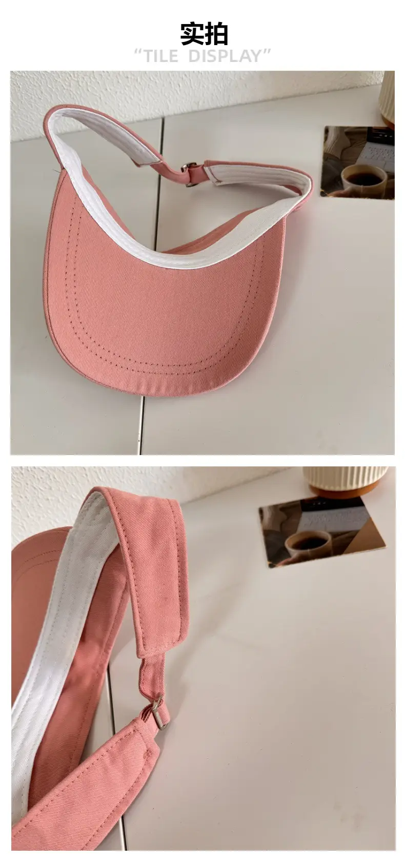 Pink Bow Sun Hat for Girls Running Sports — feature 5