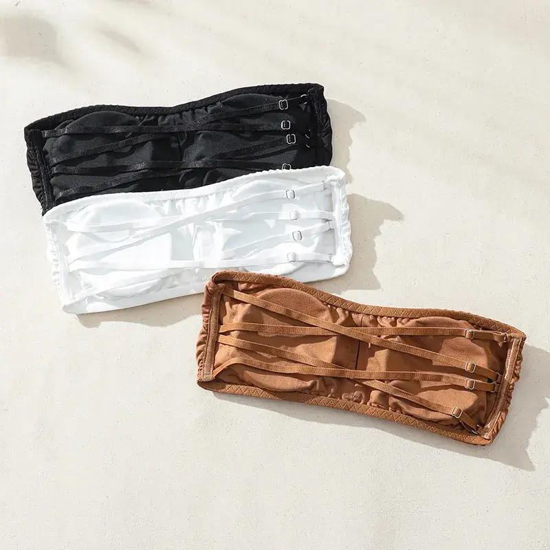 Black Strapless Tube Bra for Women — feature 9
