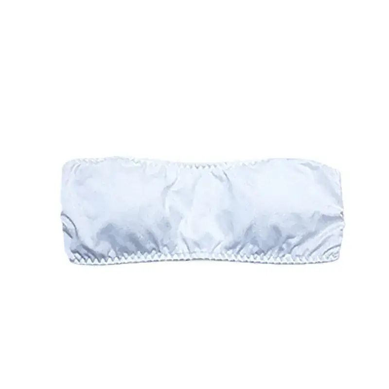 Black Strapless Tube Bra for Women