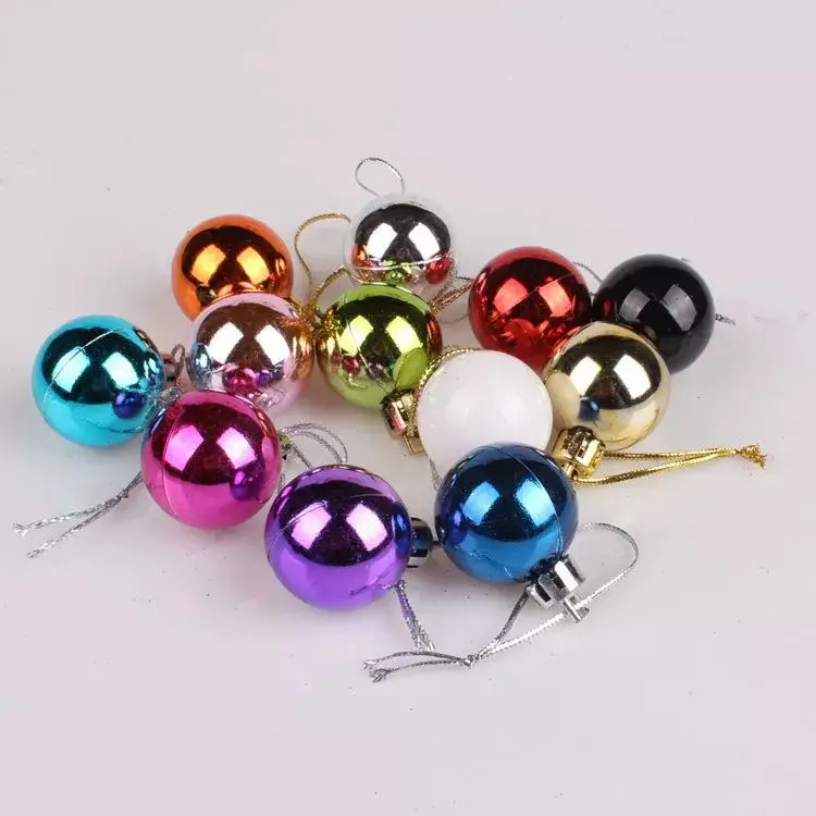 3cm Cross-Country Christmas Balls 24Pcs Electroplated — feature 20