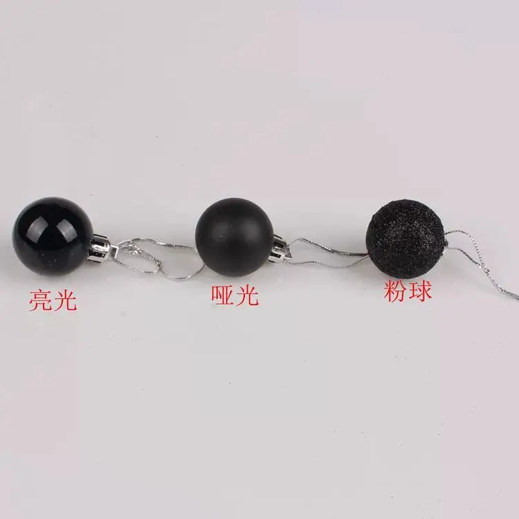 3cm Cross-Country Christmas Balls 24Pcs Electroplated — feature 22