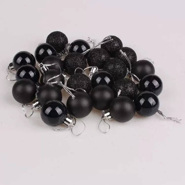 3cm Cross-Country Christmas Balls 24Pcs Electroplated — feature 28
