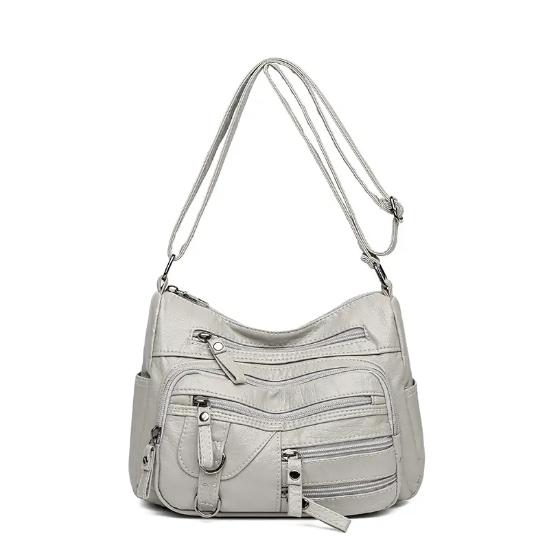 Tan Leather Shoulder Bag for Women 2025 New Fashion - Image 4
