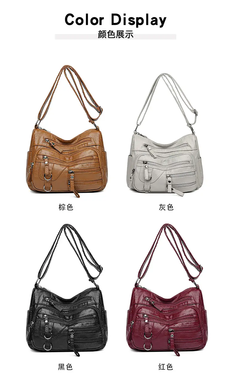 Tan Leather Shoulder Bag for Women 2025 New Fashion — feature 12