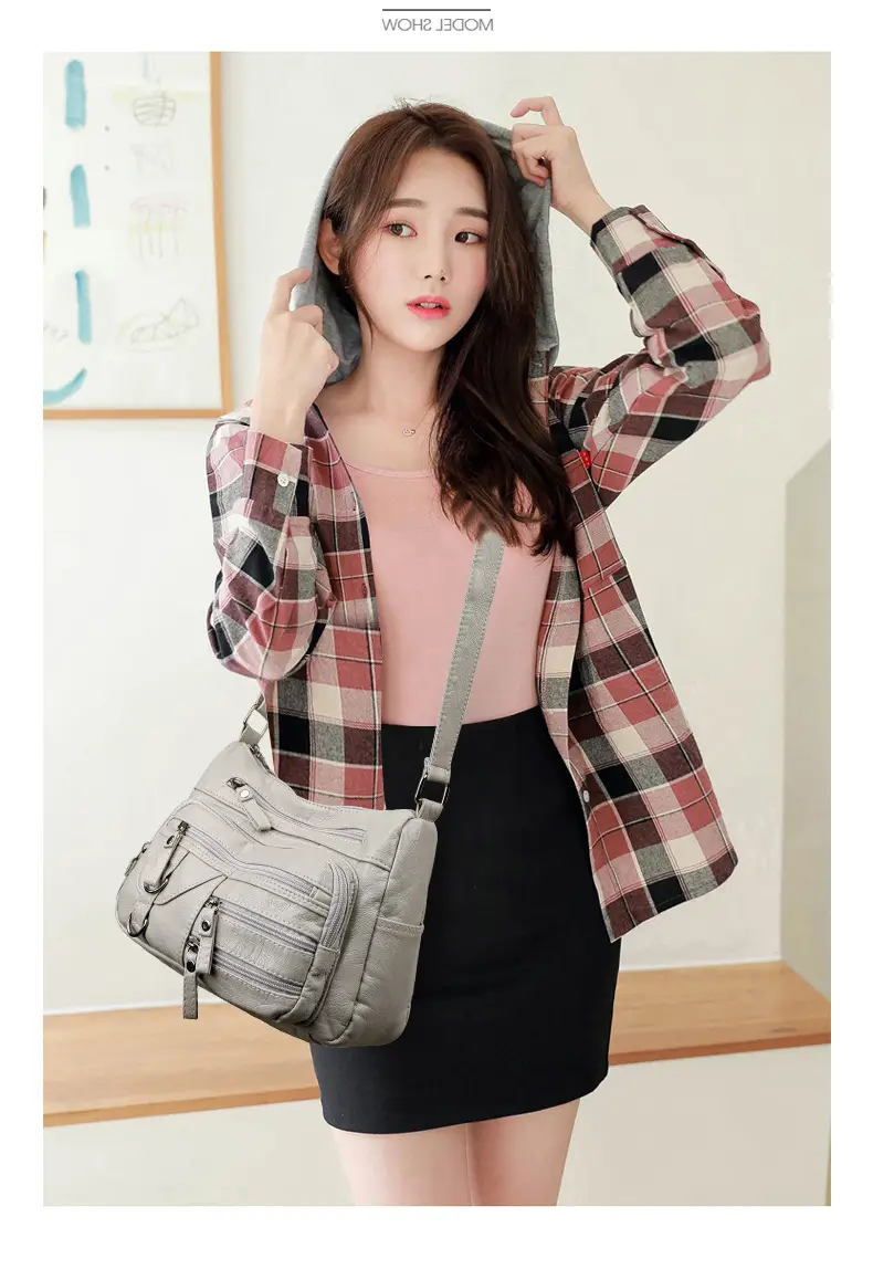 Tan Leather Shoulder Bag for Women 2025 New Fashion — feature 18
