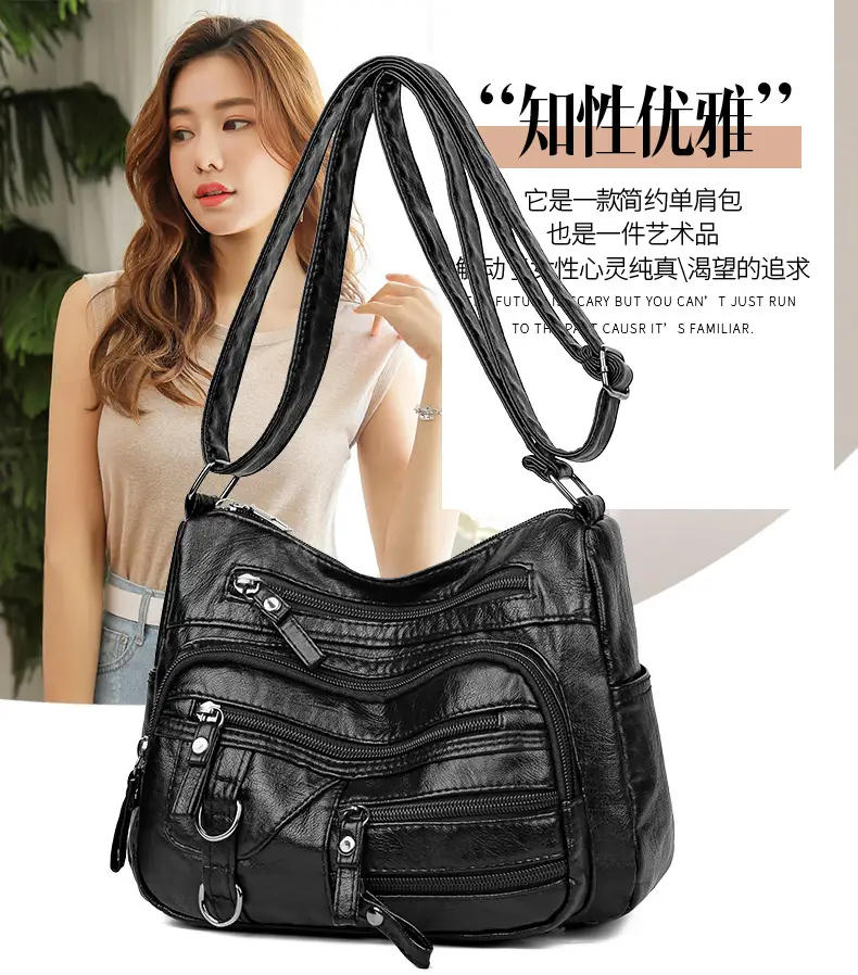 Tan Leather Shoulder Bag for Women 2025 New Fashion — feature 6