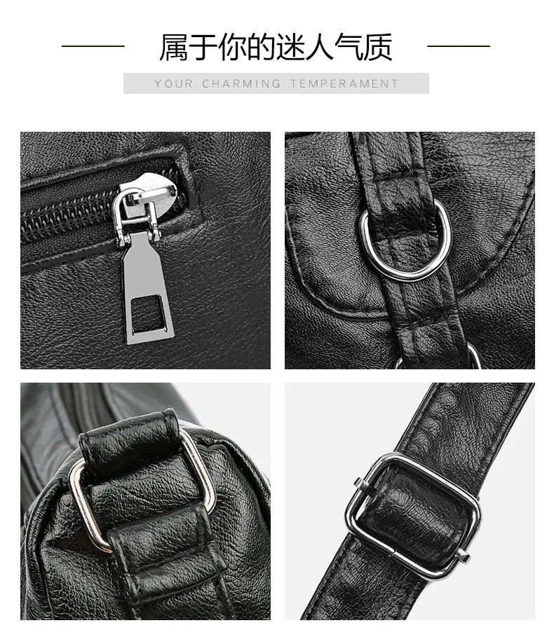 Tan Leather Shoulder Bag for Women 2025 New Fashion — feature 9